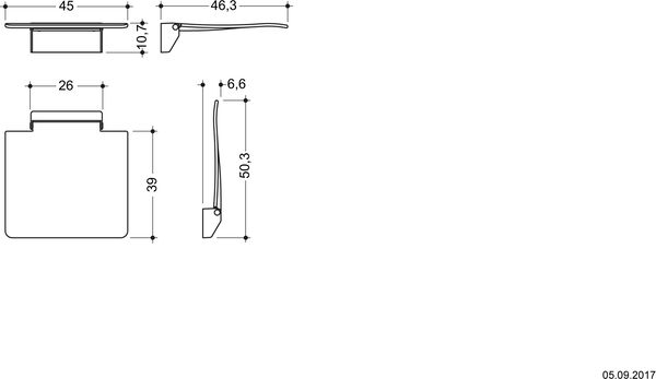 Duschklappsitz Hewi System 100 / 800 weiss image number 1