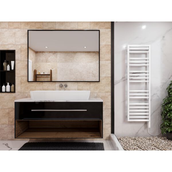 Badheizkörper Zehnder Quaro Spa weiss Heizpatrone rechts image number 1