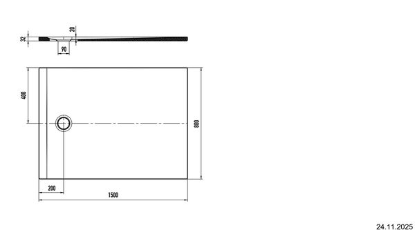 Duschwanne Kaldewei Calima Weiss Gleitschutz Invisible Grip image number 1