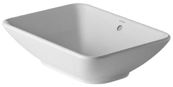 Auflegewaschtisch Bacino Duravit rechteckig Weiss image number 0