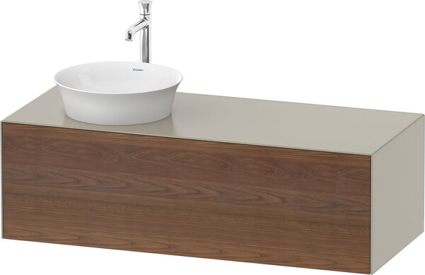Meuble sous-lavabo Duravit White Tulip Taupe mat image number 0