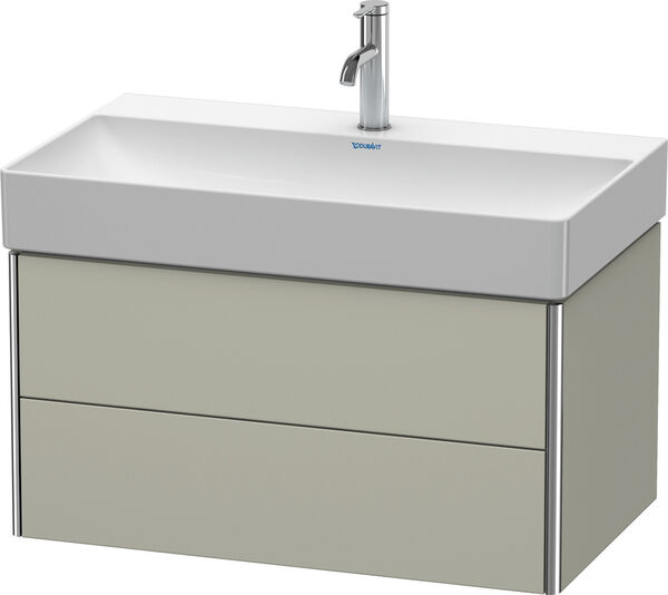 Meuble sous-lavabo Duravit XSquare Taupe satin&eacute; mat image number 0