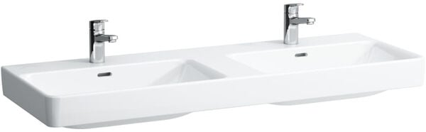 Lavabo double Pro S 130 x 46.5 cm Blanc image number 0