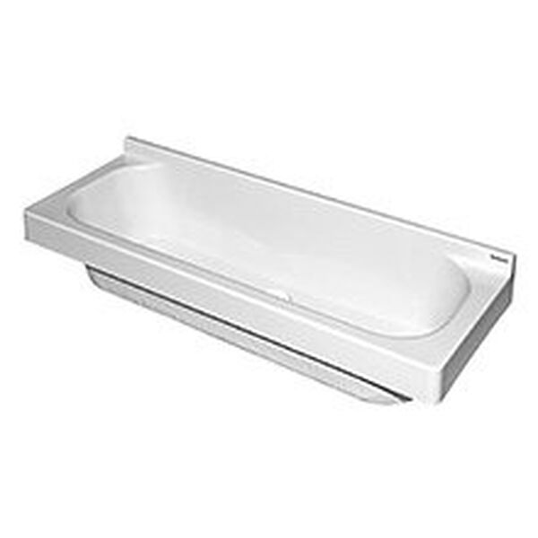 Lavabo a canale Romay Romex, larghezza 180 cm, profondit&agrave; 38 cm, scarico a griglia 1&frac12;" dietro in image number 0