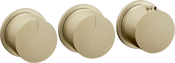 Bade- und Duschenmischer Endmontageset Gessi Habito Brushed brass image number 0