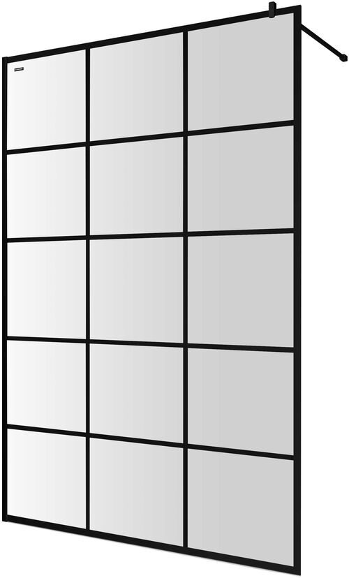 Freistehende Seitenwand Duscholux Bella Vita 3 Walk-in Schwarz matt Echtglas klar CareTec Pro Freistehende Seitenwand Duscholux Bella Vita 3 Walk-in Schwarz matt Echtglas klar CareTec Pro