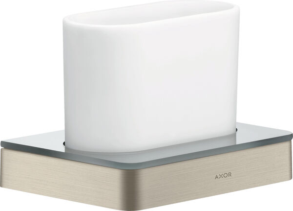 Zahnputzbecher Axor Universal Softsquare Brushed nickel image number 0