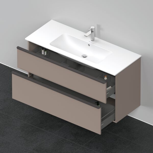 Meuble sous-lavabo Duravit D-Neo Basalte mat image number 3