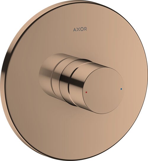 M&eacute;langeur de douche-set de montage final Axor Uno Zero Polished red gold