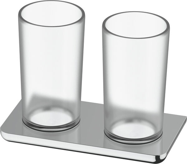 Porte-verre double Bodenschatz Liv 2 verres mat  image number 0