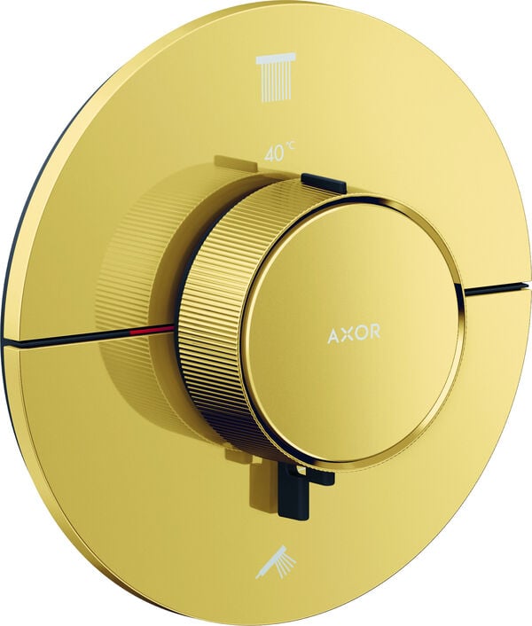 Syst&egrave;me de douche Axor ShowerSelect ID Polished gold optic image number 0