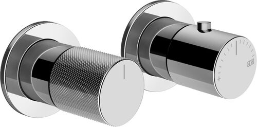 Mélangeur de douche-set de montage final Gessi Habito Chromé diamantato