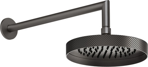 Regenbrause Gessi Anello ½" black Metal brushed