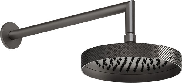 Regenbrause Gessi Anello ½" black Metal brushed image number 0