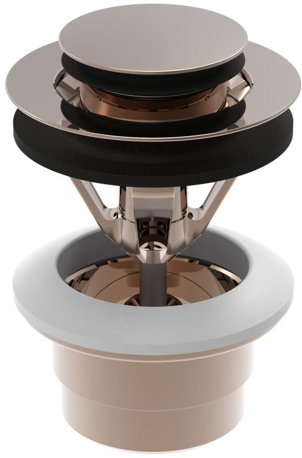 Piletta con placca Laufen push-open 1¼", bloccabile, per rubinetto dell'acqua senza azionamento image number 0