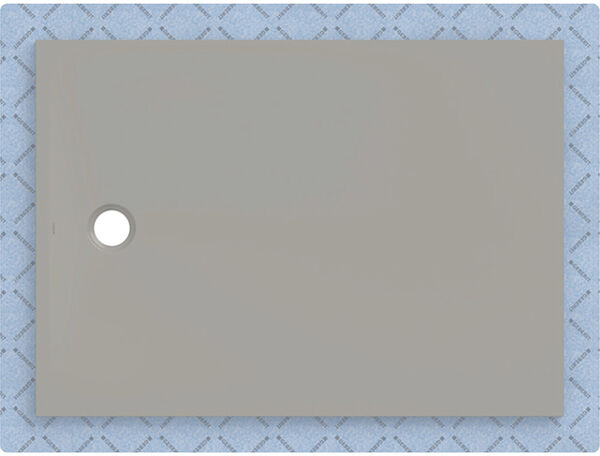 Receveur de douche Geberit CleanFloor30 140 x 100 cm Gris mat image number 0