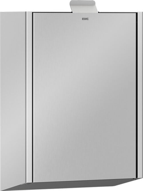 Hygienenabfallbehälter KWC EXO 611 Edelstahl seidenmatt Front Edelstahl seidenmatt