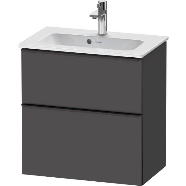 Meuble sous-lavabo Duravit D-Neo graphite mat image number 1