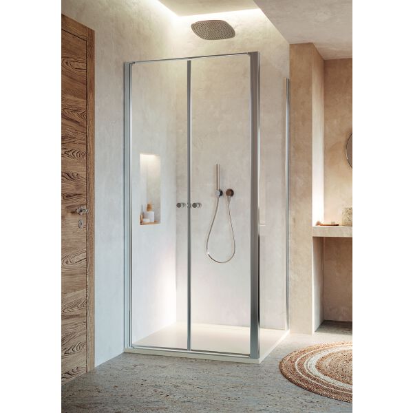 Seitenwand Duka Multi-S 4000 new silbereloxiert Echtglas klar ProCare image number 1