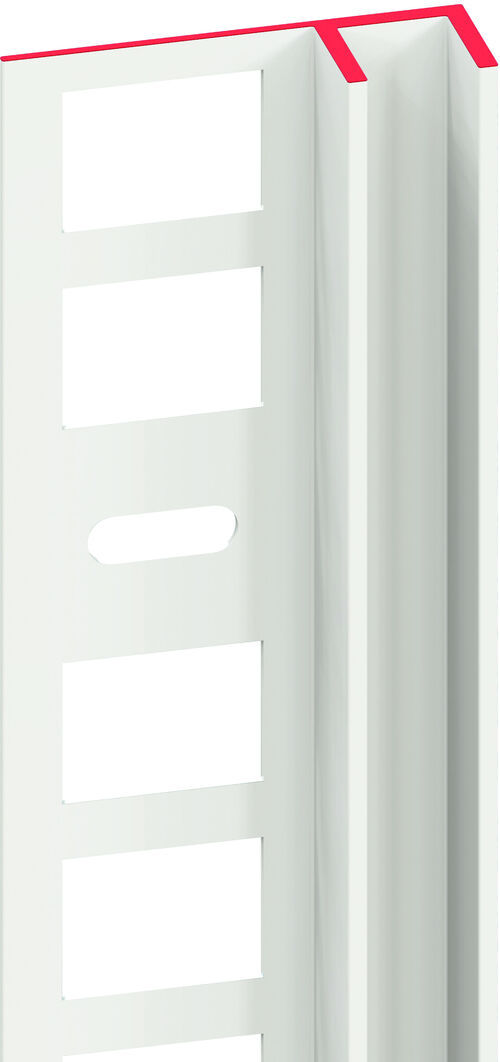 UP-Wandprofil Weiss matt