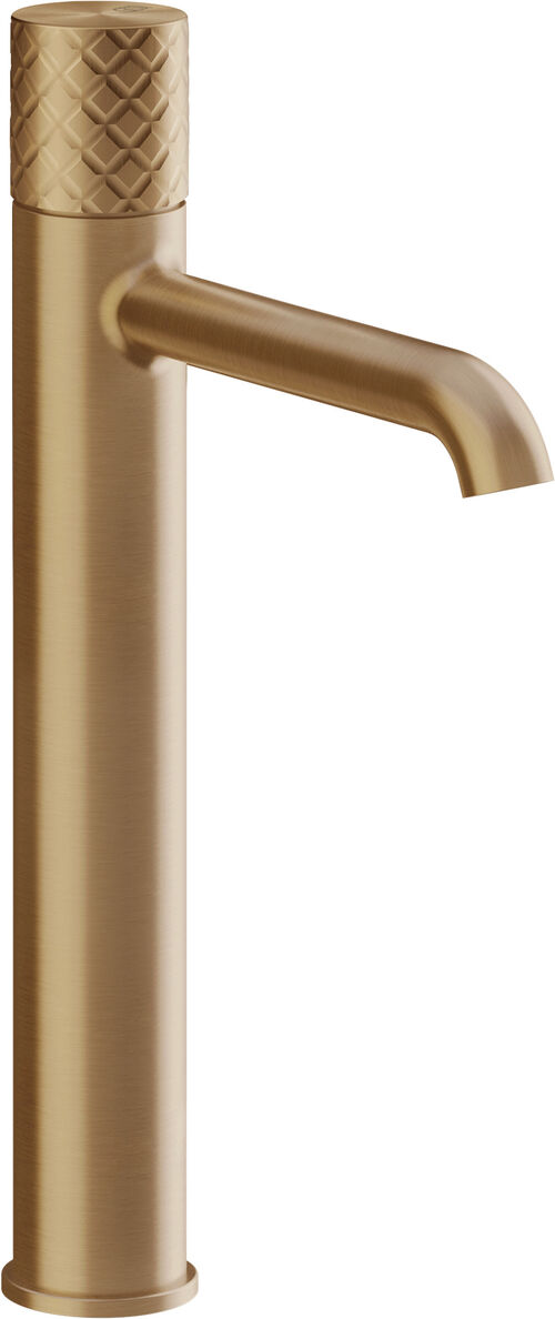 M&eacute;langeur monobloc Gessi Habito Warm bronze brushed PVD Intreccio