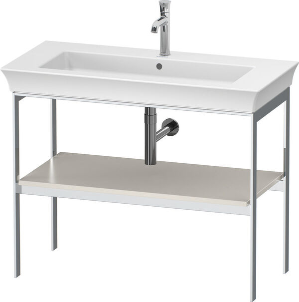 Console m&eacute;tallique Duravit White Tulip Nordic white mat image number 0