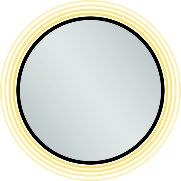 Lichtspiegel Euraspiegel Nelio LED Schwarz matt Lichtfarbe Neutralweiss 4000 K image number 0