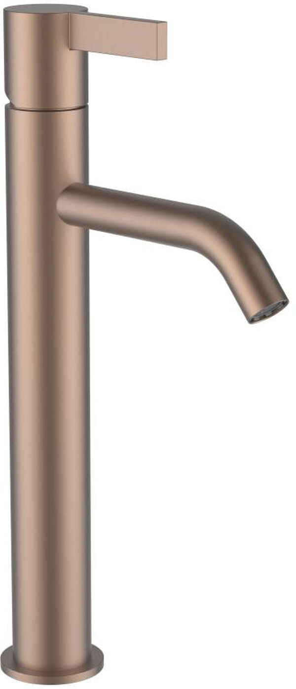Einlochmischer Laufen Kartell Rosengold gebürstet PVD basis chrom image number 0