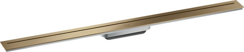 Rigole pour douche Axor Drain Brushed bronze