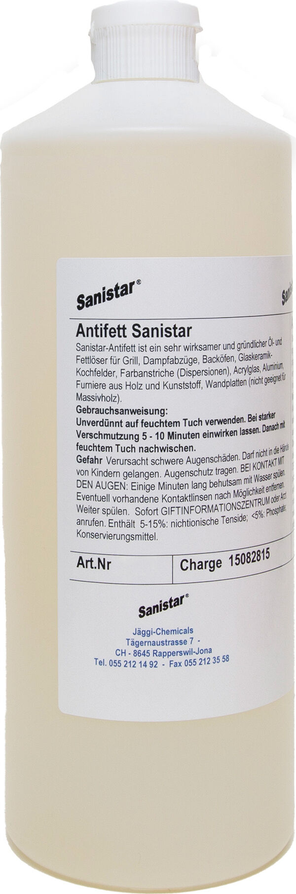Produit de nettoyage Sanistar-antigraisse image number 0