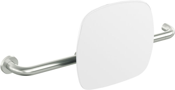 Schienale Hewi 805, per corrimano ribaltabile a destra, &Oslash; 33 mm, montaggio a parete, aste piegate image number 0