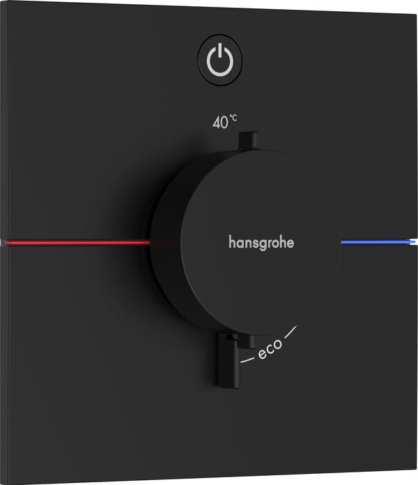 Sistema da doccia Hansgrohe Shower Select Comfort E, termostato, placca di copertura angolata, 155 image number 0