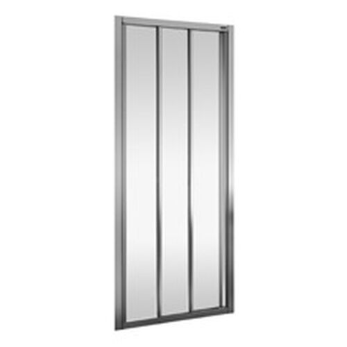 Porte coulissante Duscholux Optima 6 argent éloxé Verre clair