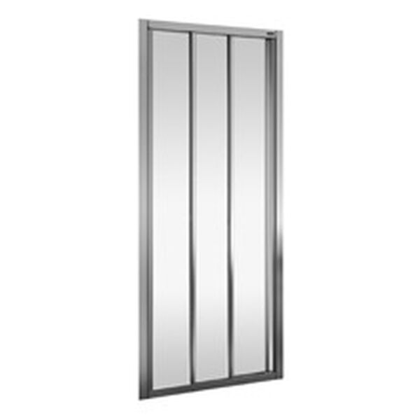 Gleittüre Duscholux Optima 6 silbereloxiert Echtglas klar image number 0