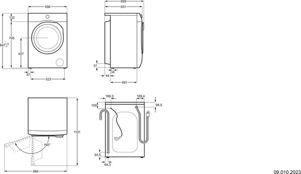 Waschautomat Electrolux WA GL2 E 500 weiss image number 1
