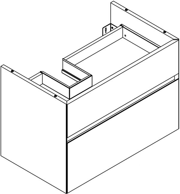 Meuble sous-lavabo Alterna calea plus Blanc image number 0