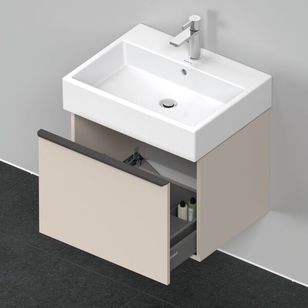 Armadio sottolavabo Duravit D-Neo taupe opaco image number 3
