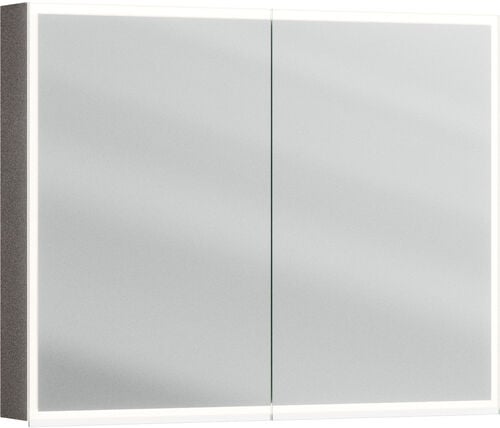 Armoire de toilette Alterna luuna LED plus avec &eacute;clairage inf&eacute;rieur/sup&eacute;rieur Bronce doha Couleur de lumi&egrave;re r&eacute;glable en continu 2700-6500 K