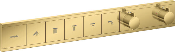 Sistema da doccia Hansgrohe Rain Select, modulo per termostato &frac34;", 669 x 90 mm, per 5 di utenze, image number 0