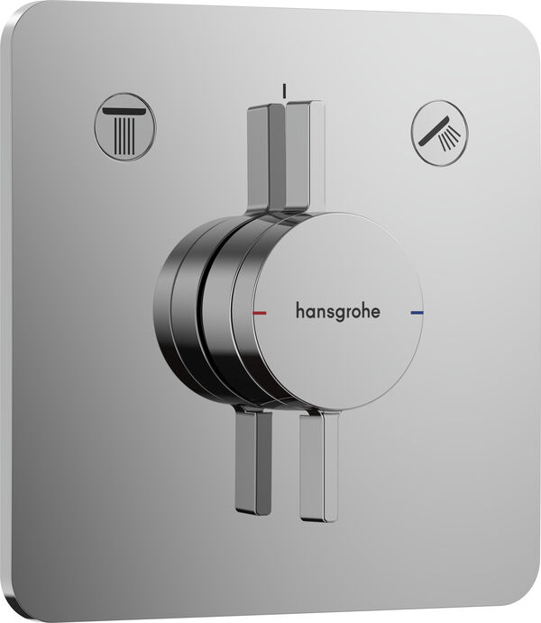 Système de douche Hansgrohe Duo Turn Q chromé image number 0