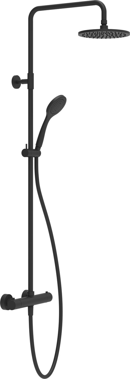 Showerstation Emporio Schwarz matt