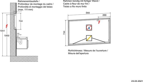 Cadre de montage Alterna quattro luci image number 1