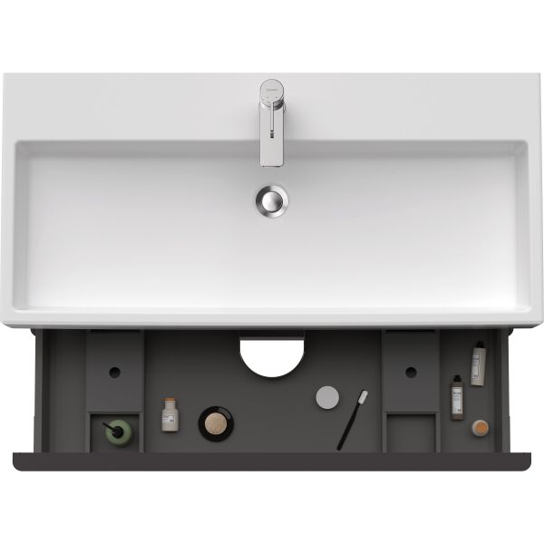 Armadio sottolavabo Duravit D-Neo Grafite opaco image number 4