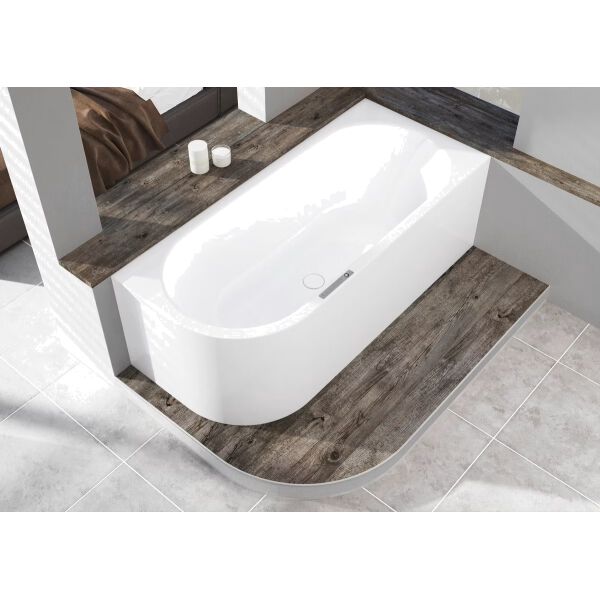 Vasca da bagno Kaldewei Meisterst&uuml;ck Centro Duo 1, lato arrotondato a sinistra 170 x 75 cm Bianco Cleaneffekt image number 2