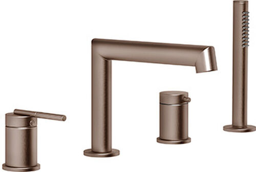 Garniture de remplissage Gessi Ingranaggio 4-trous Copper brushed