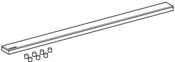 Griglia Uniflex lunghezza 100 cm, largh. 5 cm per canale 1424 168 / 174 image number 0