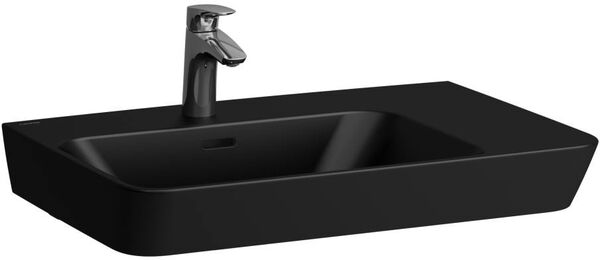 Waschtisch Laufen Moderna R 70 x 46.5 cm Schwarz matt image number 0