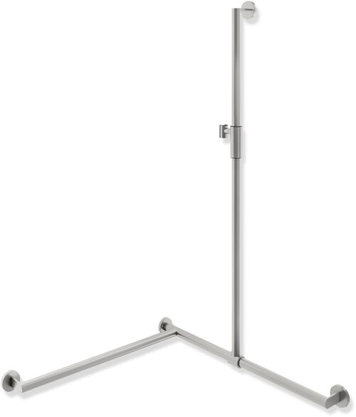 Barre d'appui d'angle Hewi 900 Blanc mat Peint par poudrage