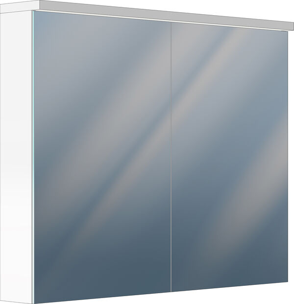 Spiegelschrank Sidler Essenza LED mit Unterleuchte Weiss Lichtfarbe Warmweiss 3000 K image number 0