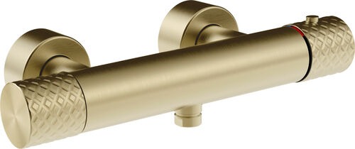 Miscelatore da doccia Gessi Habito Brushed brass Intreccio
